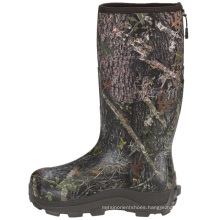 Men's Camo Waterproof Durable Neoprene Rubber Outdoor Shoes Muck Knee Boots for Hunting